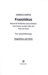 Franziskus – Singstimme und Texte