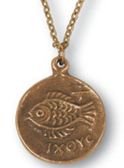 Anhänger aus Bronze – Fisch