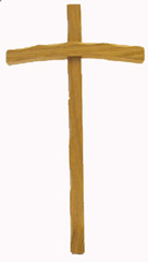 Wandkreuz aus Eichenholz