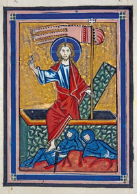 Auferstehung (Regensburger Psalter)