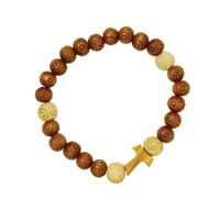 Rosenkranz-Armband – mit Tau-Anhänger