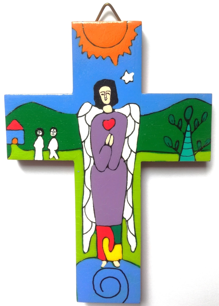Kinderkreuz aus El Salvador – „Engel“ 15 cm