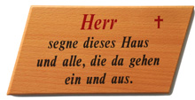 Haussegen – Buchenholz Querformat