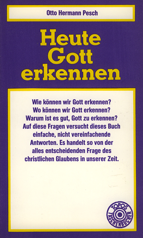 Heute Gott erkennen