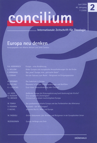Concilium – 40. Jahrgang (2 / 2004)