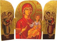 Triptychon Maria mit Engeln