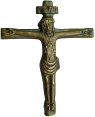 Bronzekreuz mit Corpus