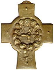 Bronzekreuz „Abendmahl“