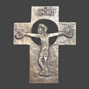 Bronzekreuz mit Corpus