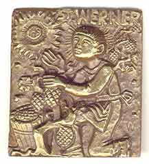 Bronzepatronal Werner – klein