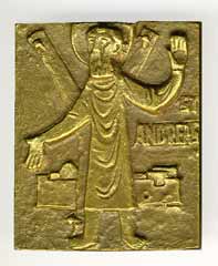 Bronzepatronal Andreas – klein