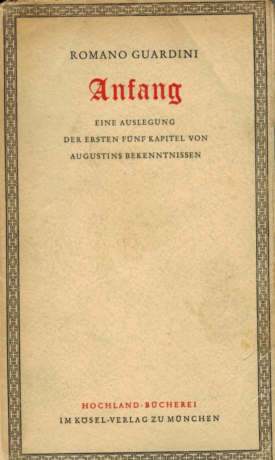 Anfang