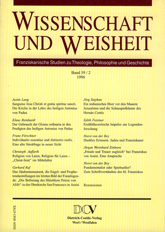 Wissenschaft und Weisheit – Band 59 / 2 (1996)