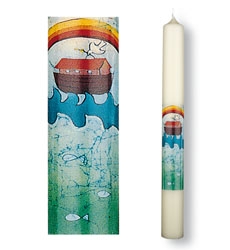 Taufkerze „Arche Noah“
