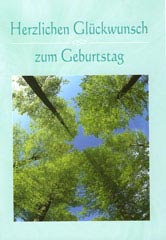 Herzlichen Glückwunsch zum Geburtstag – Bäume