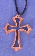 Kreuz-Anhänger – durchbrochenes Kreuz aus Betlehem