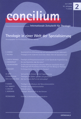 Concilium – 42. Jahrgang (2 / 2006)