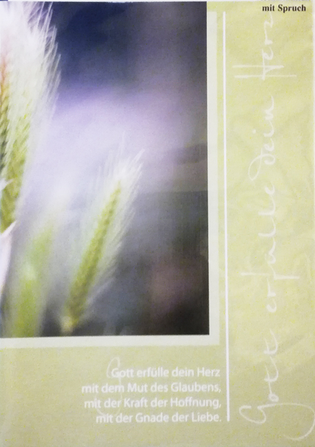 Gott erfülle dein Herz