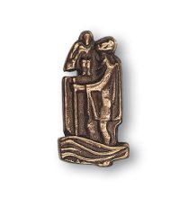 Christophorus-Plakette Bronze