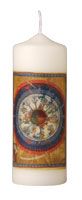 Schmuckkerze „Jahreskreis“, 20 cm
