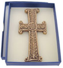 Bronzekreuz romanisch – Romainmoutier/Schweiz
