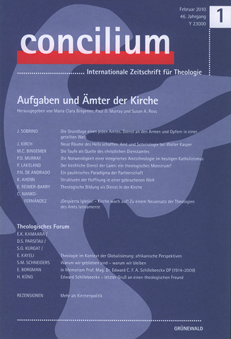 Concilium – 46. Jahrgang (1 / 2010)