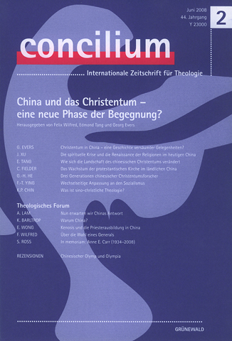 Concilium – 44. Jahrgang (2 / 2008)