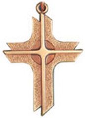Kreuz-Anhänger – Tombak –