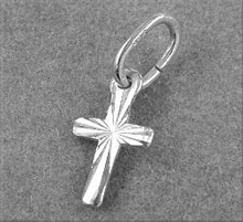 Anhänger – Kreuz – Diamantschliff 9 mm