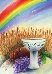 Früchte des Glaubens unterm Regenbogen