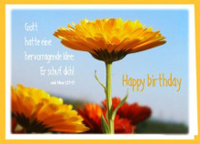 Er schuf dich! Happy birthday