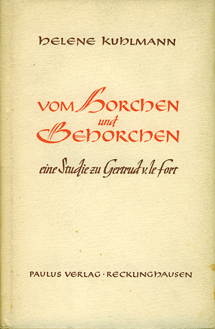 Vom Horchen und Gehorchen