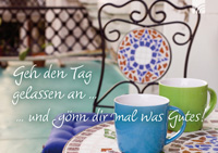 Tee-Postkarte