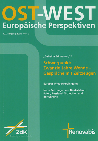 Ost-West – 10. Jahrgang (2 / 2009)