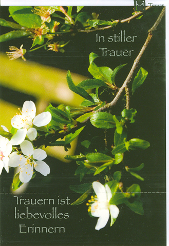 In stiller Trauer...