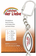 Schlüsselanhänger „ICHTHYS“ – „Zeichen der Liebe“