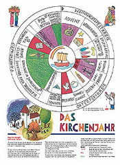 Faltblatt „Das Kirchenjahr“